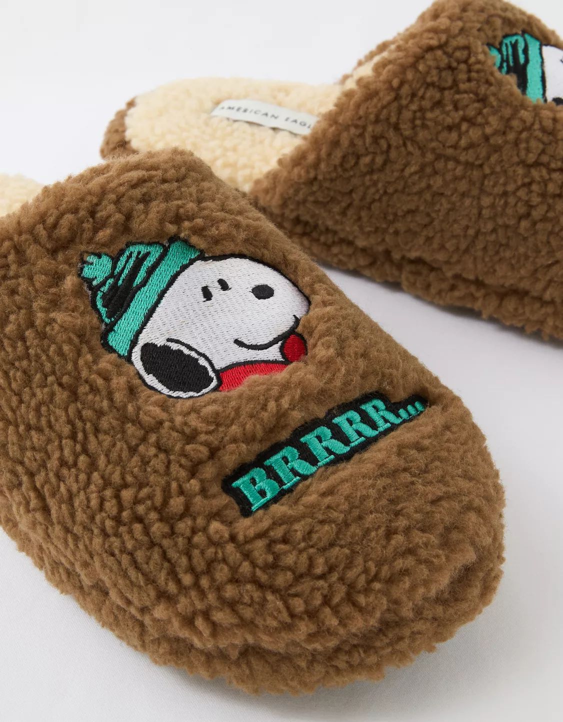 AE Snoopy Fleece Slipper | American Eagle Outfitters (US & CA)