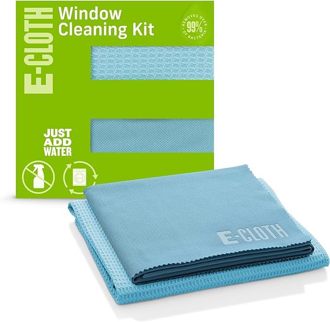 E-Cloth Microfiber Cleaning Cloth Glass Cleaner Kit - Microfiber Towel Cleaning Kit for Cars, Win... | Amazon (US)