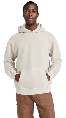 Madewell Men's The McCarren Midweight Hoodie Sweatshirt, Bleached Canvas, M | Amazon (US)