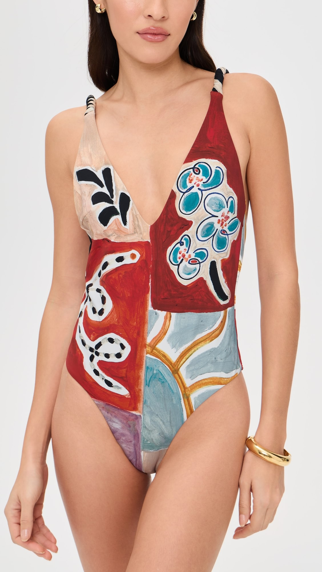 Michelle V Neck One Piece | Shopbop