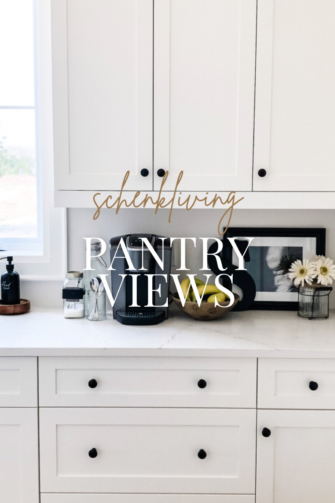 FARMHOUSE PANTRY 
.
Add a coffee station. 
A bowl of fruit.
Some art and flowers. 
Boom - done! 

#LTKhome #LTKFind #LTKstyletip