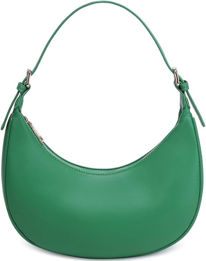 Fashion Small Crescent Underarm Shoulder Bag for Women Trendy Purse Hobo Handbags Clutch Crossbod... | Amazon (US)