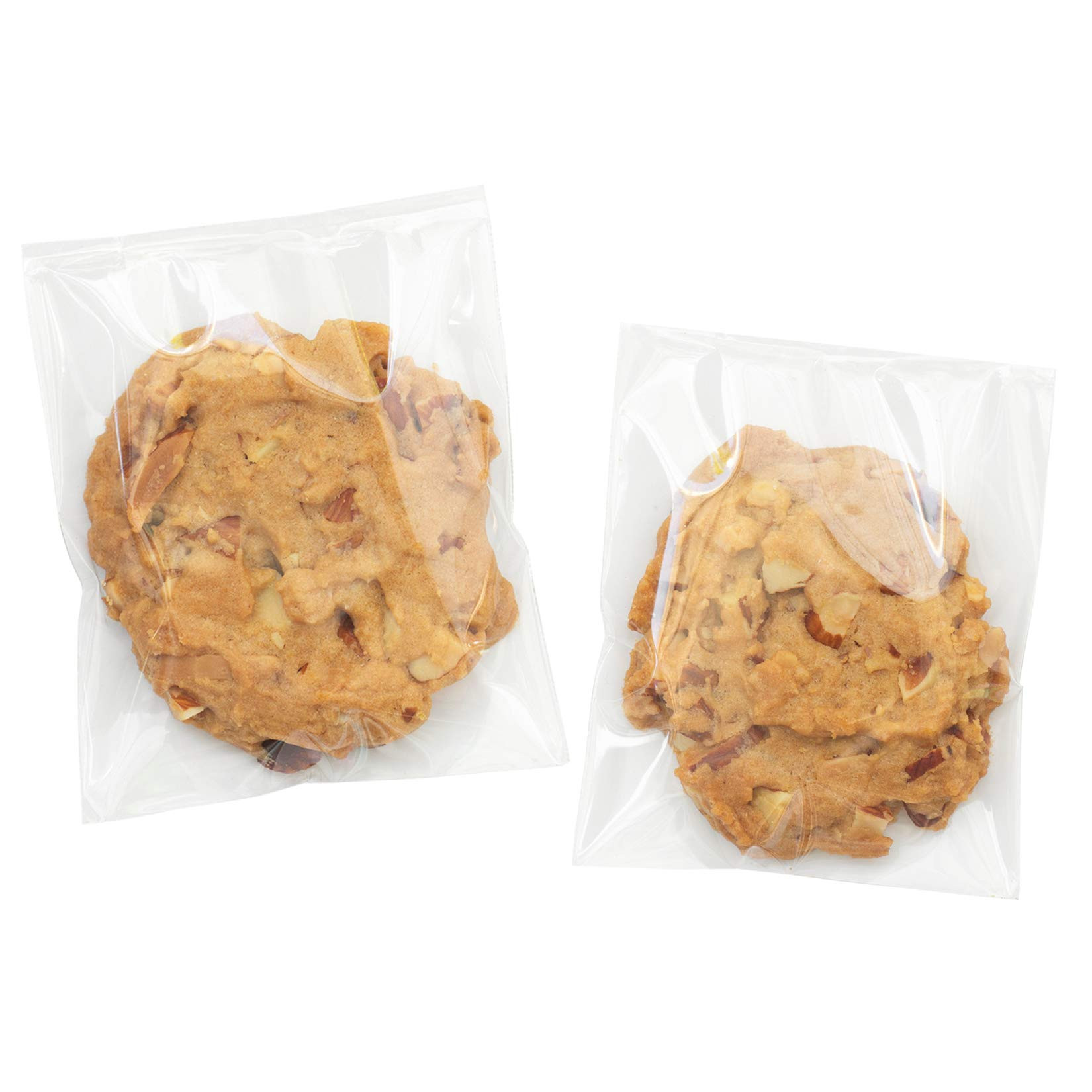Morepack Clear Self Sealing Cellophane Bags,4x6 Inches 200 Pcs Cookie Bags Resealable Cellophane ... | Amazon (US)
