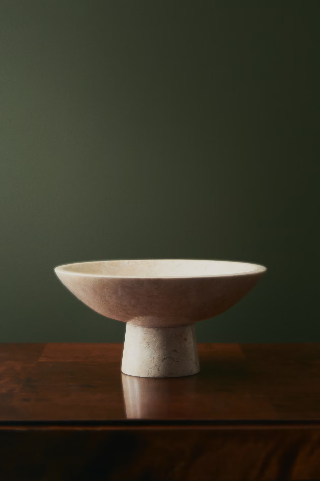 Large Marble Pedestal Bowl | H&M (US + CA)