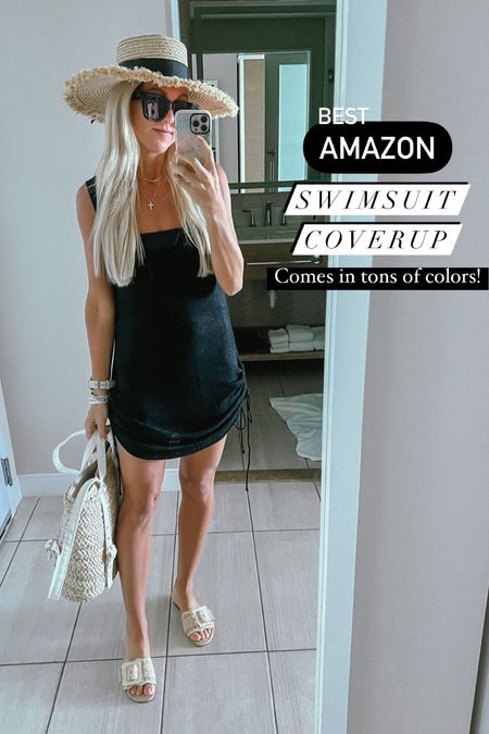 Best amazon swimsuit coverup. Comes in tons of colors. Length is adjustable with side ties. Arrives next day. I’m in a small. Swimsuits bikinis bikini swimwear travel outfits spring break summer outfit ideas amazon finds 

#LTKswim #LTKtravel #LTKFind