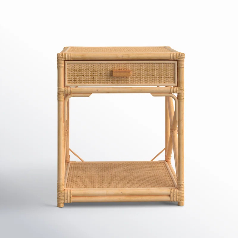 Arvis Wicker / Rattan Nightstand | Wayfair North America