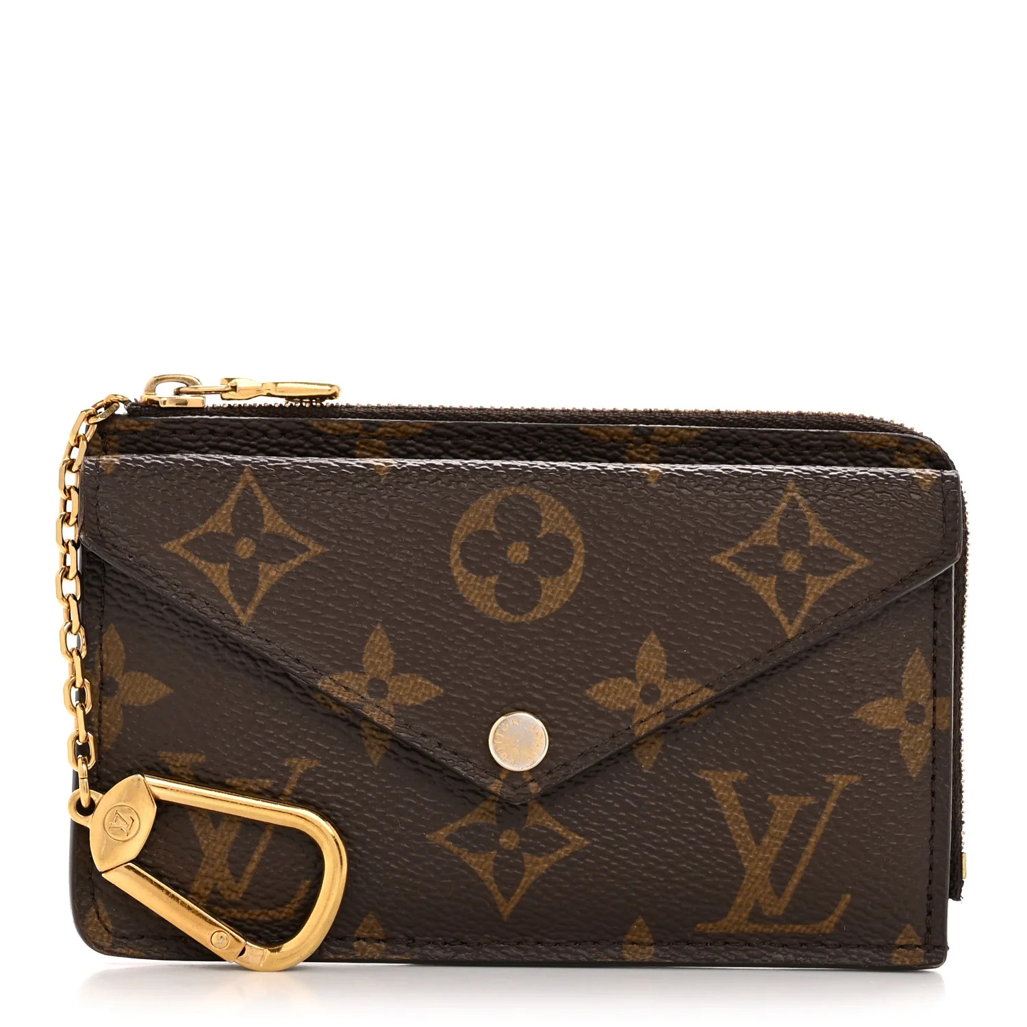 Monogram Recto Verso Card Holder Black | FASHIONPHILE (US)
