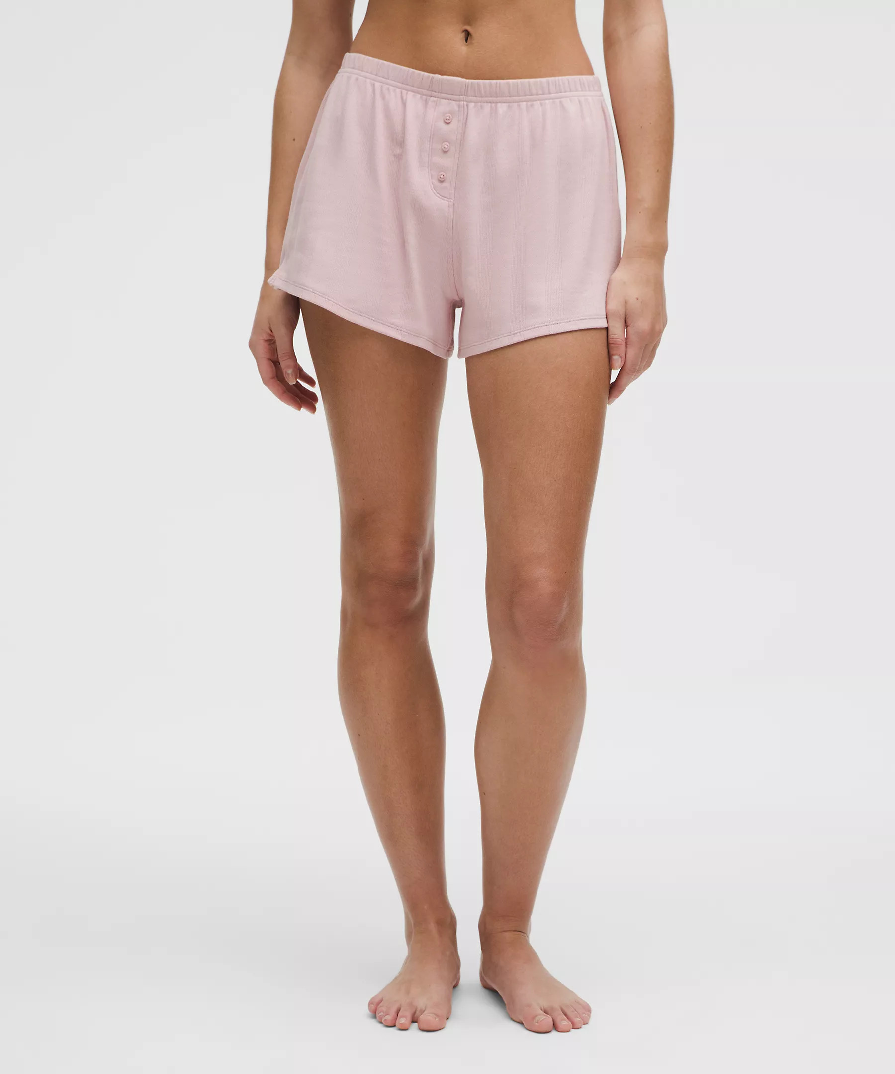 Cotton Pointelle Mid-Rise Short 3" | Women's Shorts | lululemon | Lululemon (US)