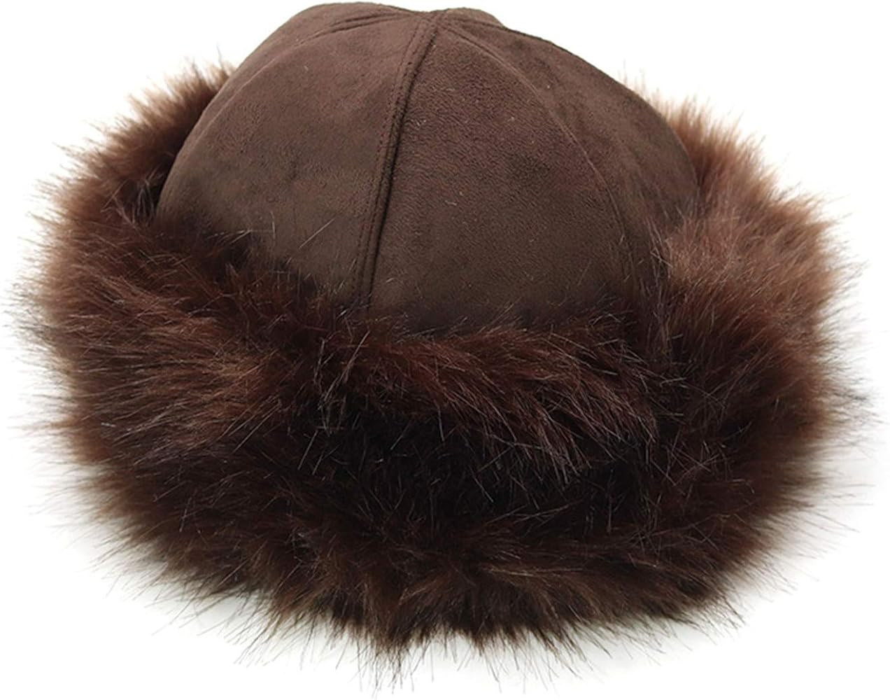 Faux Fur Winter Fashion Hat Headband Cap Snow Hat Russion Style Warm Cap | Amazon (US)