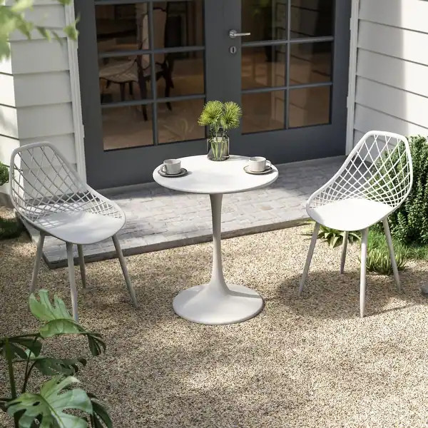 Kurv Bistro Table 24" - Overstock - 33887834 | Bed Bath & Beyond