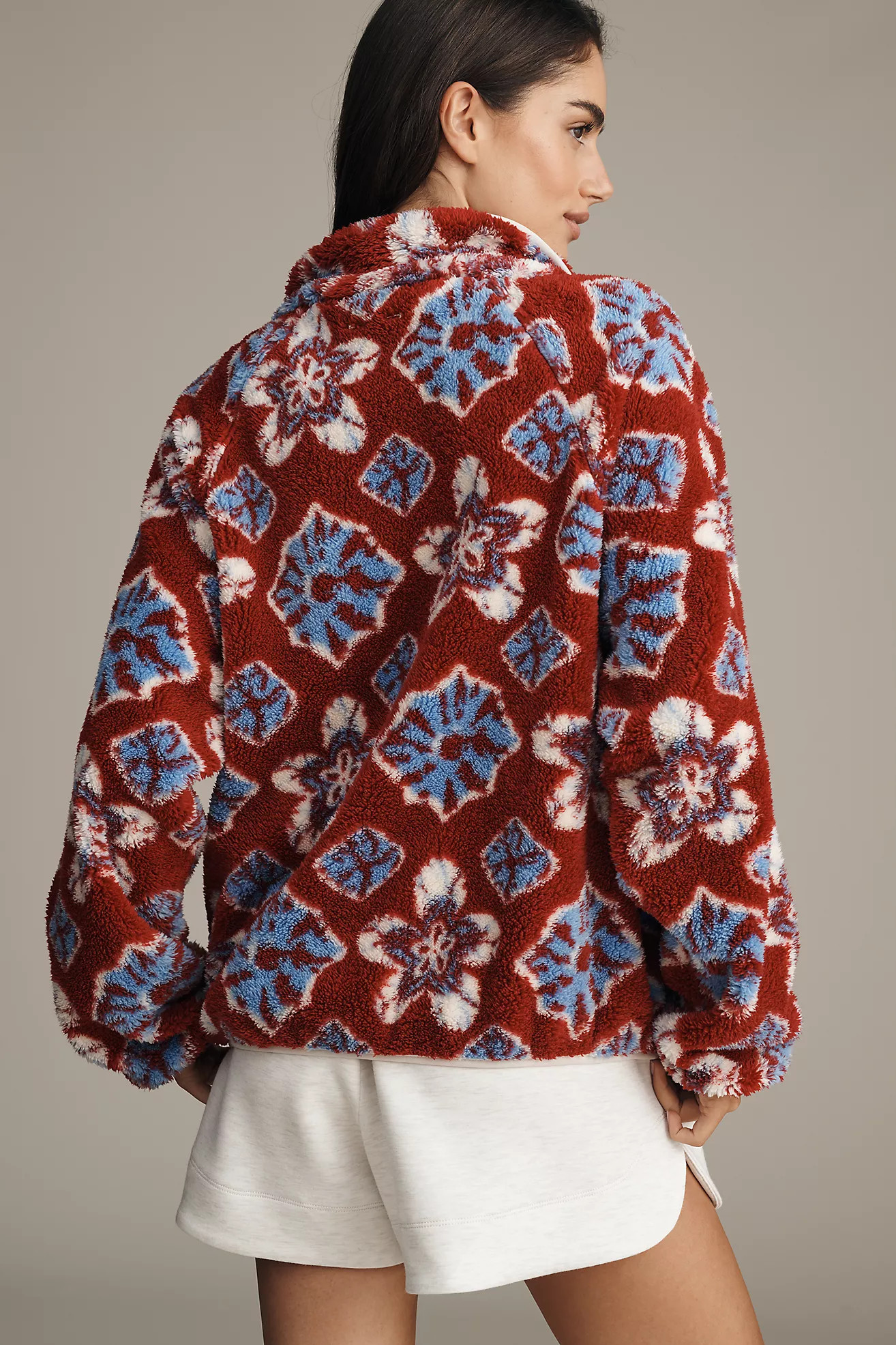 The Upside x Anthropologie Harlow Half-Zip Fleece Pullover | Anthropologie (US)