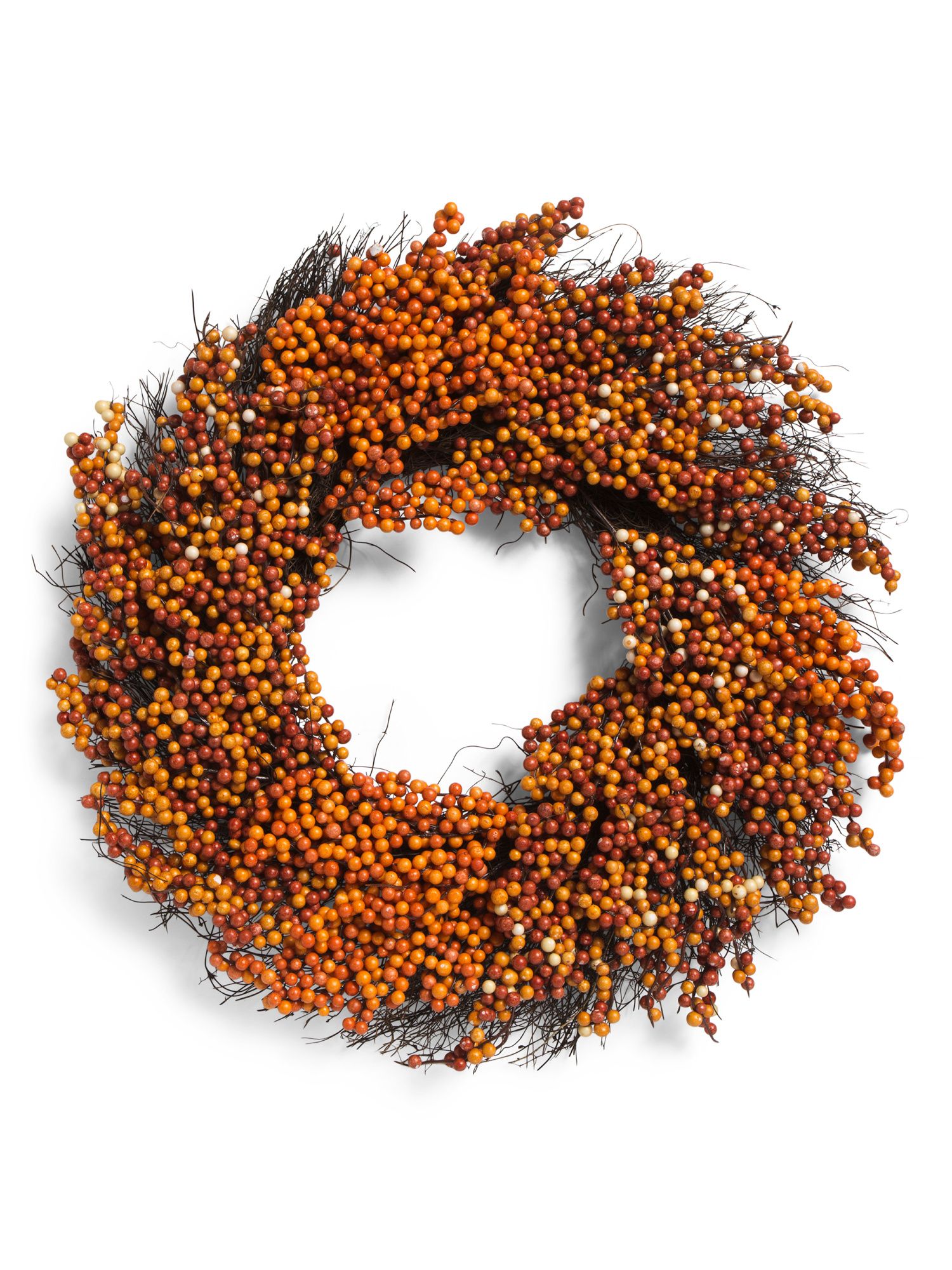 24in Fall Mini Berry Wreath | Fall Decor | Marshalls | Marshalls