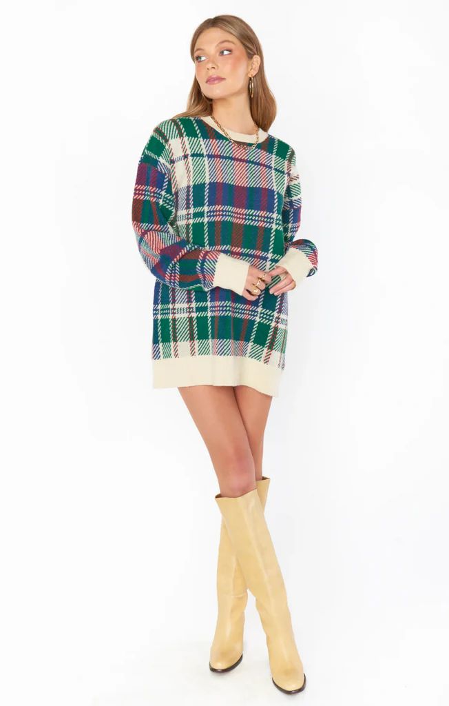 NEW!! "Plaid Ember Tunic" Sweater by Show Me Your Mumu | Glitzy Bella