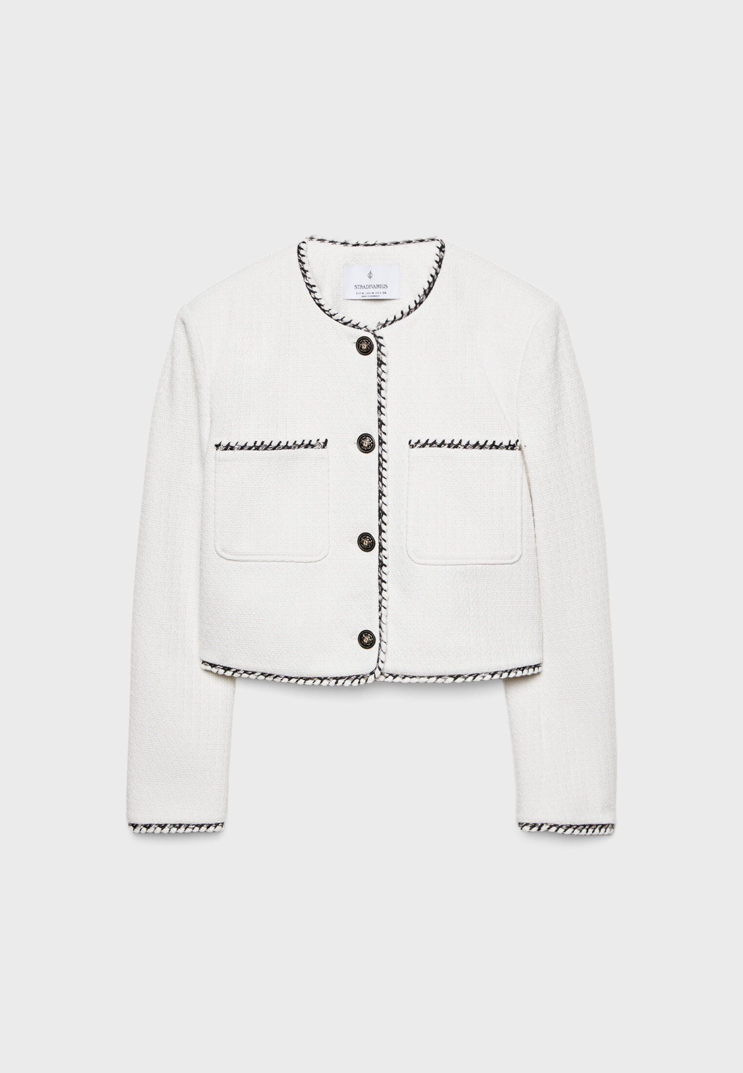 Jack met knopen - Mode voor dames | Stradivarius Netherlands | Stradivarius (NL)