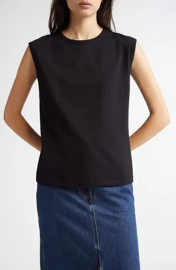 LOULOU DE SAISON Brani Sleeveless Cotton T-Shirt | Nordstrom | Nordstrom