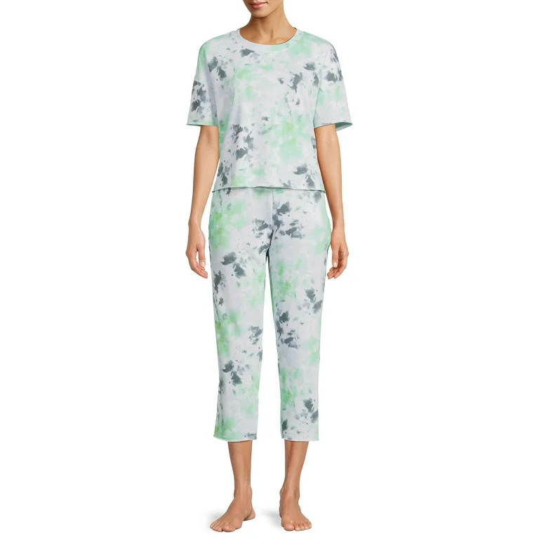Secret Treasures Women's and Women's Plus Sleep Top and Pants, 2-Piece | Walmart (US)