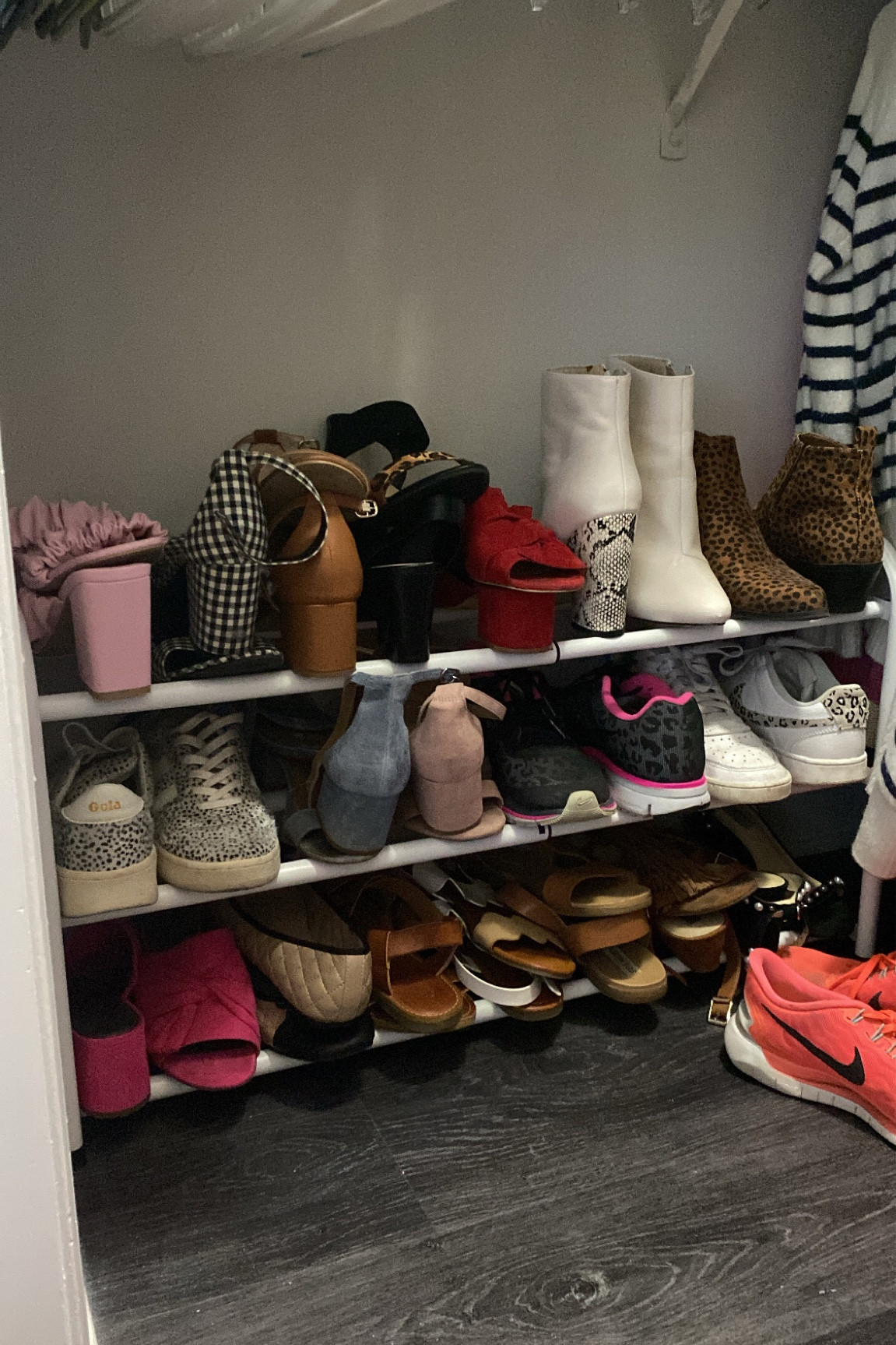 This expandable shoe rack is in my closet but can be by your front door too. There’s currently a coupon. 

#LTKsalealert #LTKshoecrush #LTKhome