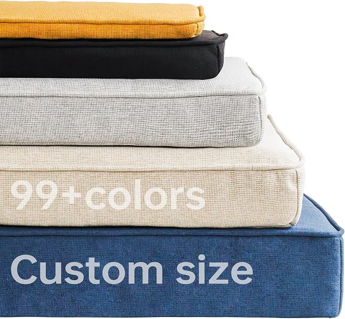 Customized Seating Softness and Hardness, Customized Size Bench Cushions, Suitable for Indoor/Out... | Amazon (US)