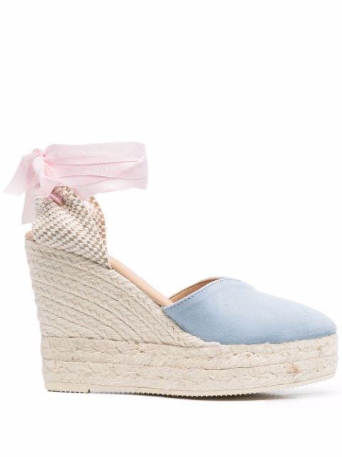 wraparound wedge espadrilles | Farfetch (US)