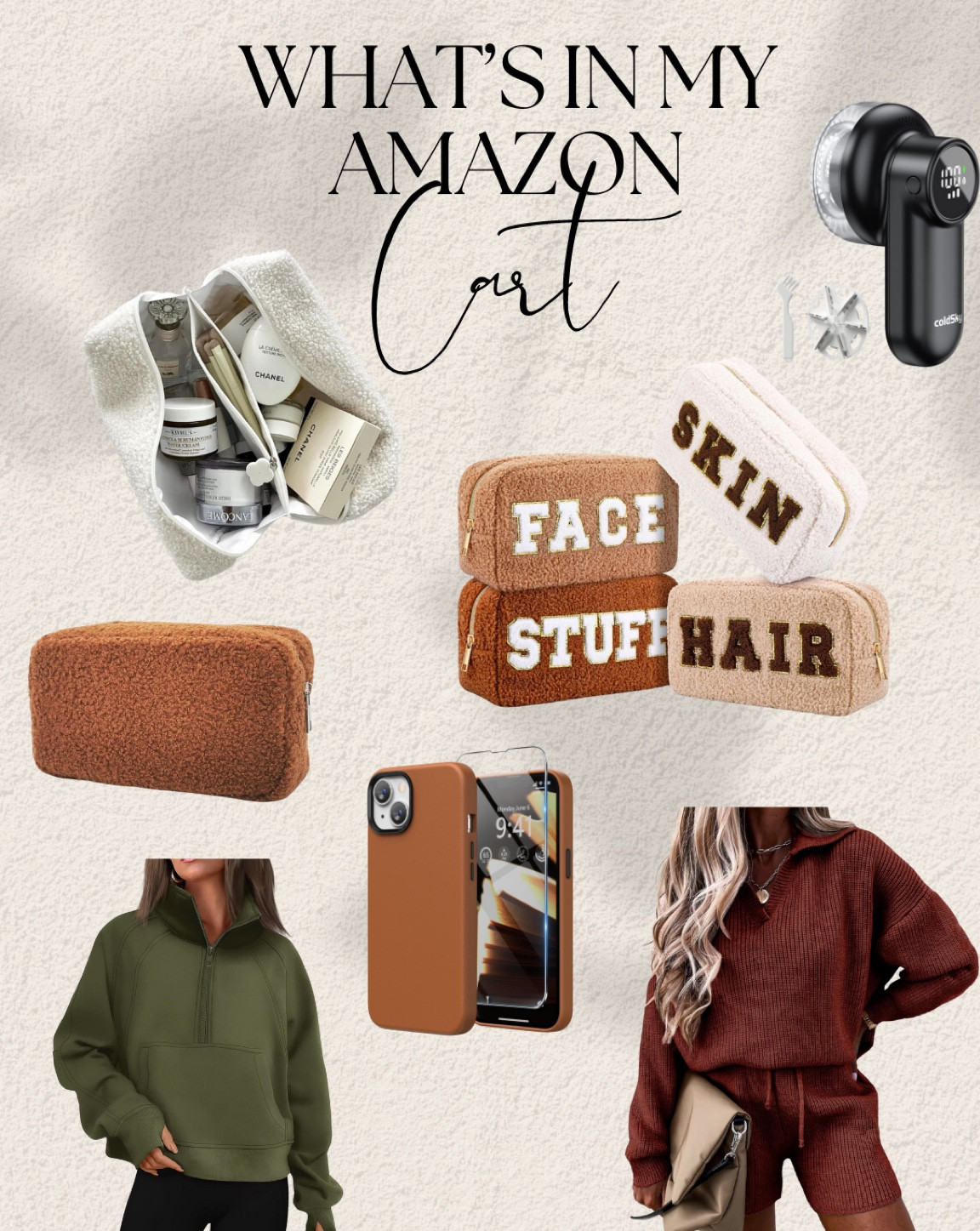 Shop my Amazon cart 💚
p.s. why am I so obsessed with a Sherpa pouch? 

#LTKfindsunder50 #LTKtravel #LTKstyletip