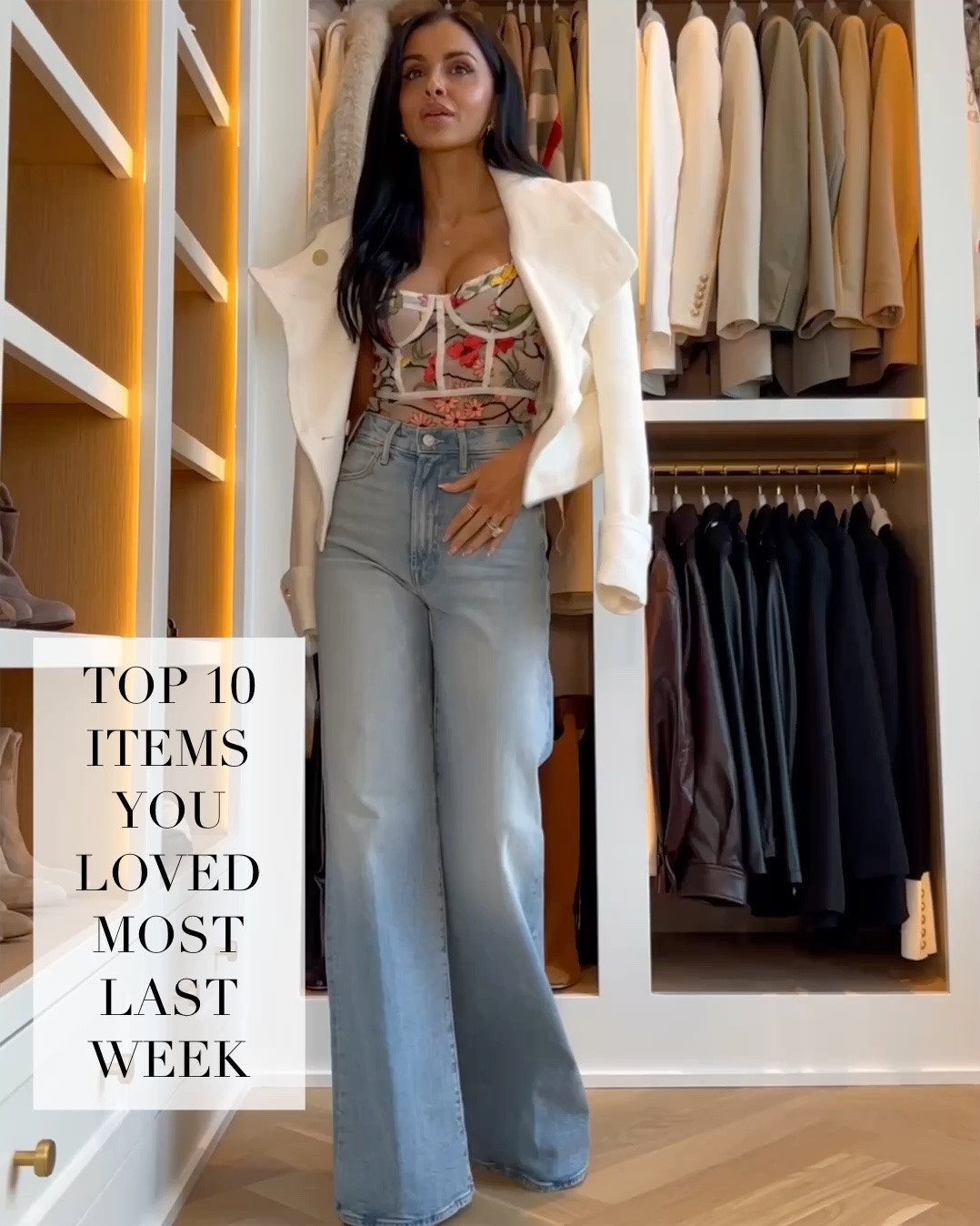 Last week’s best sellers and so many of my go-to pieces right now. The most flattering jeans are 25 percent off and I’ve been wearing both the light wash and black on repeat. Paired with timeless Gucci loafers and a simple pendant necklace for an elevated everyday look. The Frame off white jeans are perfect for spring, and the Anthropologie bodysuit and Zara jackets are my favorite layering staples. Finished with the best Hermes inspired Amazon accessories for that designer look for less.

Mother denim light wash and black - wearing a 24 runs TTS
Gucci suede loafers - size up half a size
Frame white jeans - wearing a 24 runs TTS
Anthropologie floral bodysuit - size XS
Zara viral white jacket - size XS
Zara cropped trench coat - size XS

miamiamine spring best sellers flattering denim sale chic spring outfits designer inspired fashion Gucci loafers Zara jacket trench coat Amazon fashion finds elevated everyday style wardrobe staples

#LTKSeasonal #LTKOver40 #LTKPetite