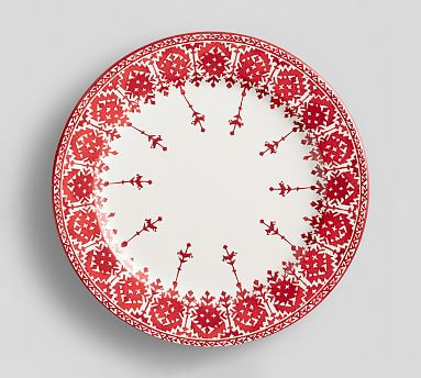 Tahoe Fair Isle Stoneware Salad Plates - Set of 4 | Pottery Barn (US)