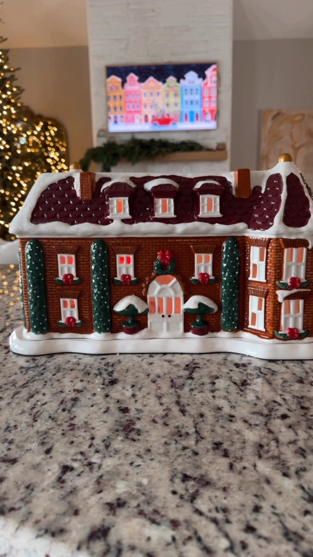 It’s finally live!! This large Christmas home replica of Elton John’s London home is so whimsical and makes the whole kitchen or wherever you put it feel so happy and homey. 

Christmas village, nostalgic, candle holder, candle love 

#LTKWatchNow #LTKGiftGuide #LTKHoliday
