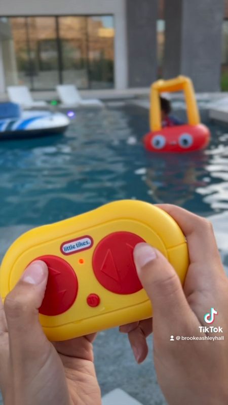This is the cutest pool floatie I have found for our toddler!!