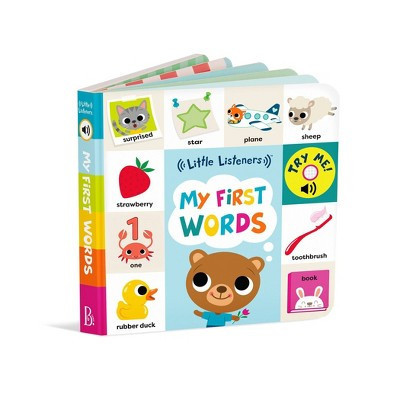 B. toys - Interactive Audio Board Book - Little Listeners: My First Words | Target