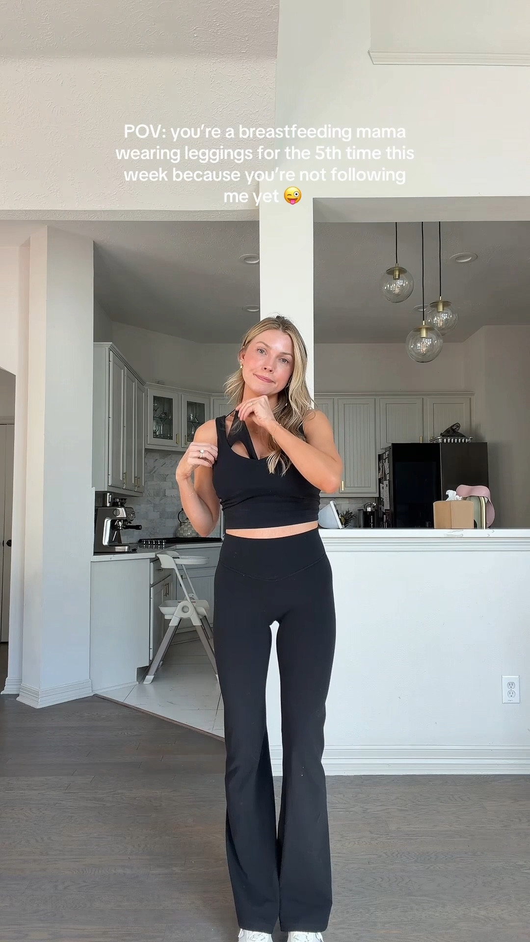 My fave leggings!! Size S in 33.5in and nursing bra in S. 

#LTKBaby #LTKootd #LTKmomlife