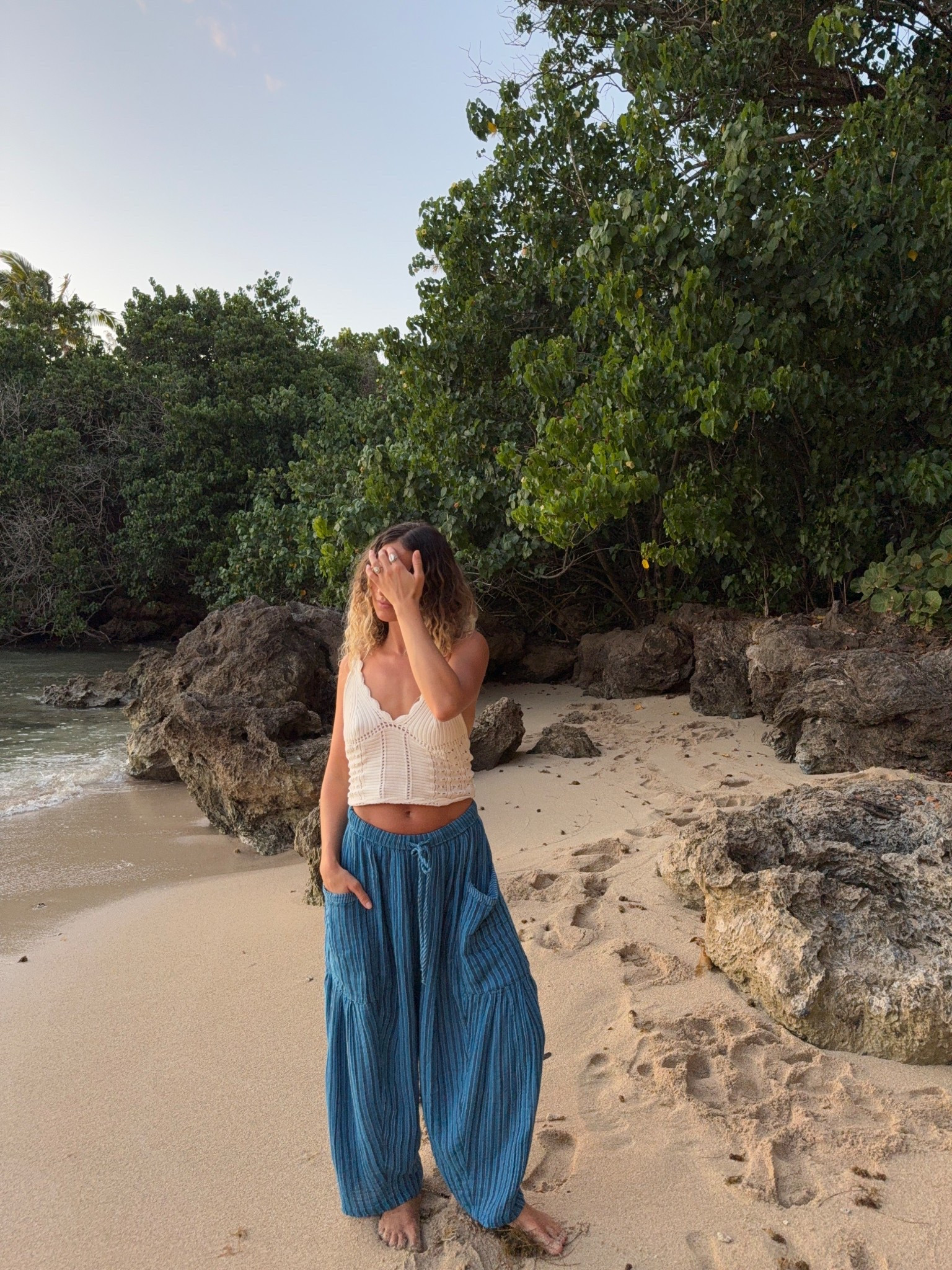 flowy pants on the beach 

#LTKStyleTip #LTKSummerEdit #LTKSeasonal