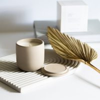 Birch & Sage Candle, Concrete Woodsy Bohemian Aesthetic Fall Autumn Candle | Etsy (US)