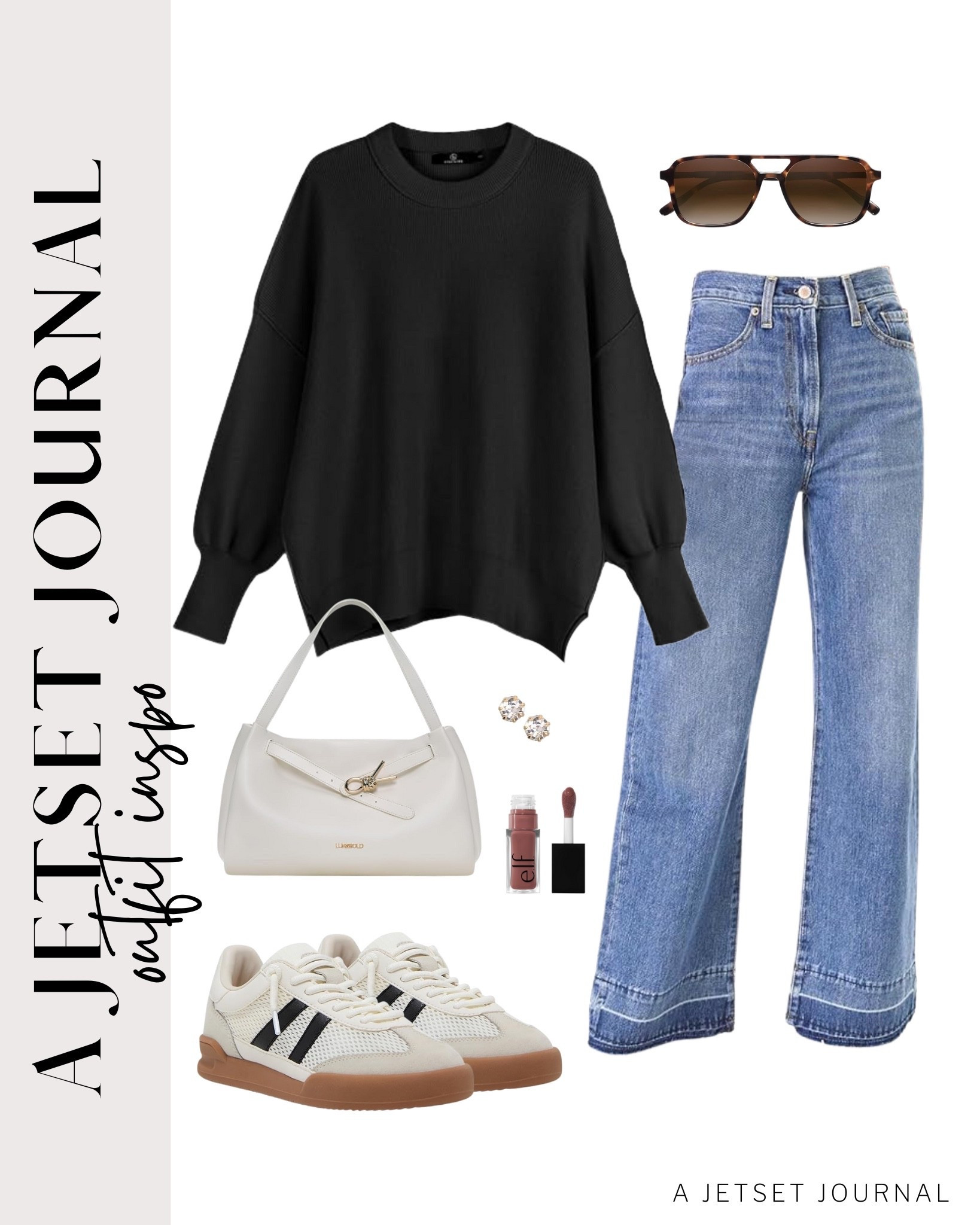 Keeping it simple with a cozy sweater, jeans, and a few accessories!
high waisted wide leg jeans, studded earrings, lip oil, airport outfit, fall fashion, comfy outfit, fall style, everyday look, running errand outfit idea, makeup favorite, beauty must have, affordable style, amazon fashion

#LTKU #LTKStyleTip #LTKSeasonal