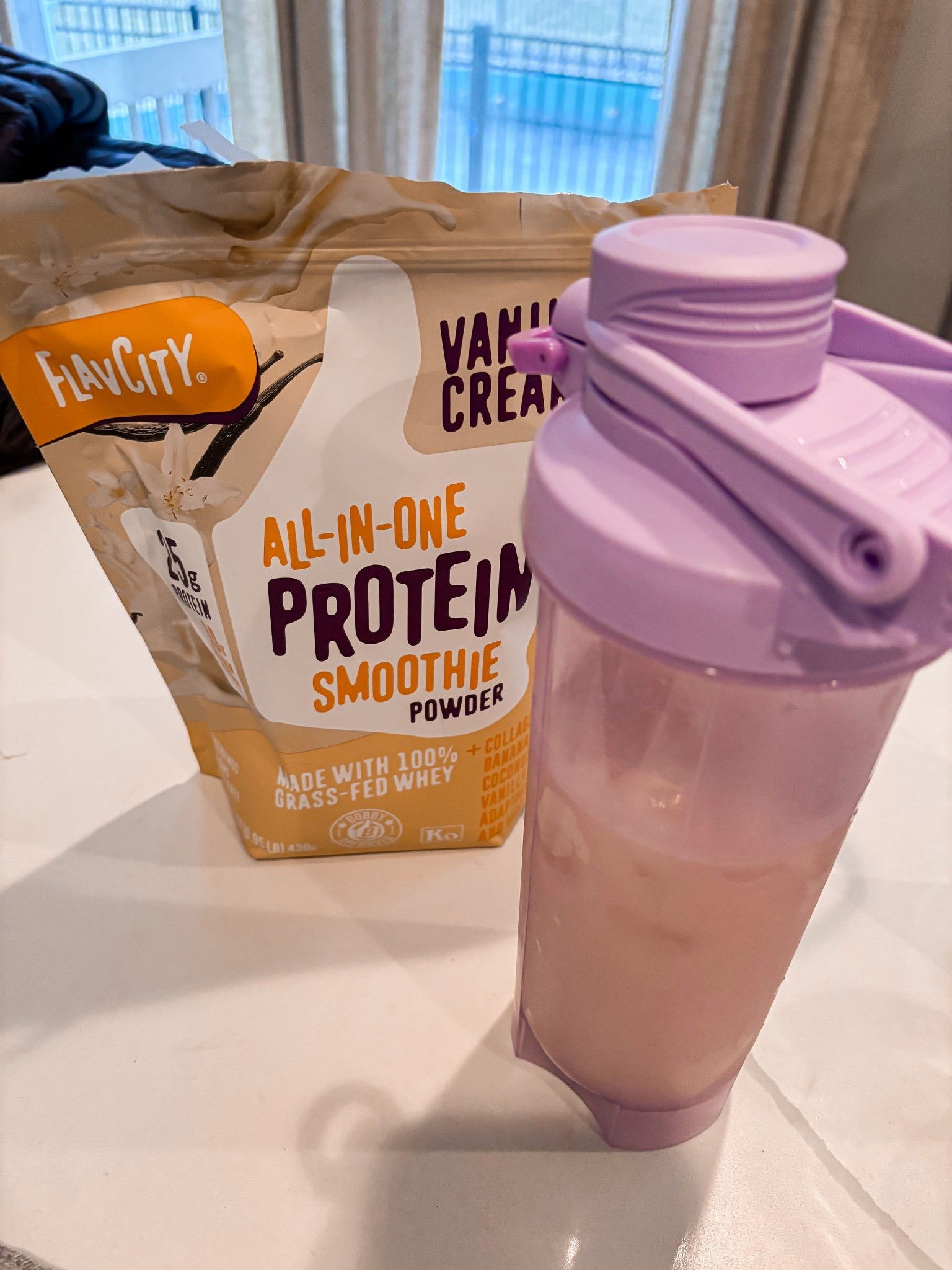 Flav city. Protein shake. Has collagen also. All you have to do is put in shaker cup and shake. It’s so good. Only natural ingredients. I mix with water and almond milk. Target. I linked single packets also to try. 

#LTKfoodie #LTKmomlife #LTKfitnessgoals