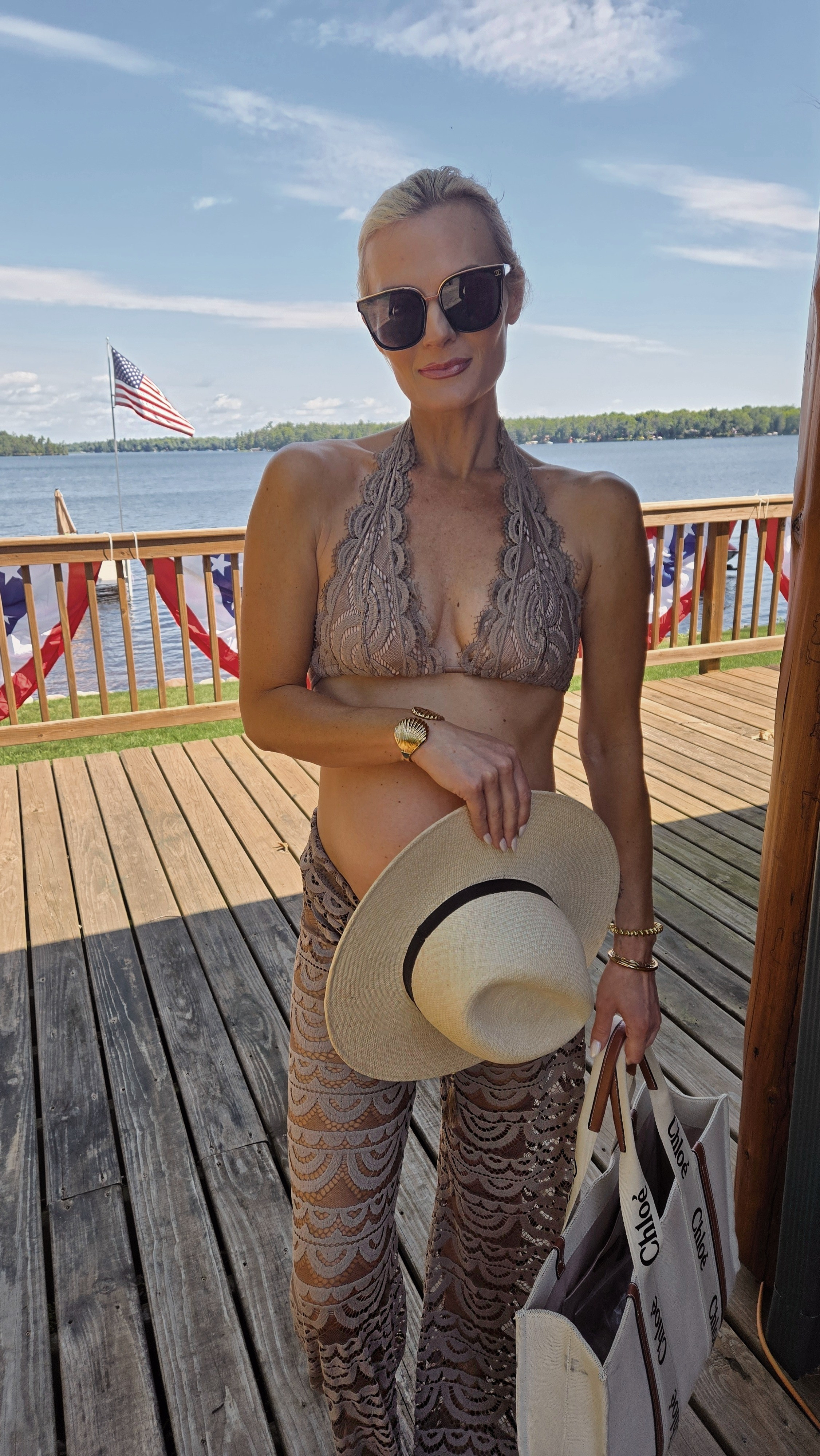 The prettiest swim set! Also Bump friendly! 

#LTKSwim #LTKBump