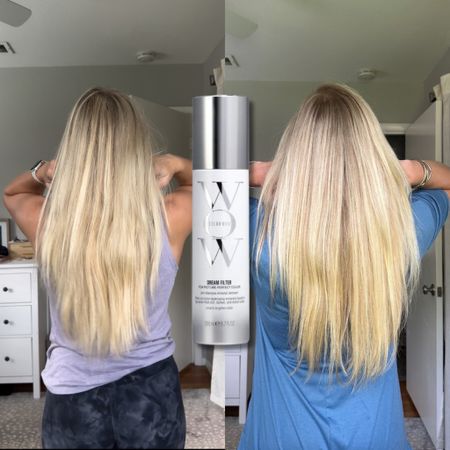 The before and after of using this anti-brass product is insane! ✨

The color wow dream filter mineral remover transforms your hair in one shower for only $24. It is such a steal to maintain your bright blonde. 💛

#LTKBeauty