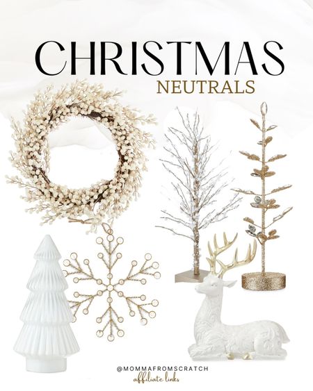 Christmas decor from Walmart that is neutral and timeless! Classics Christmas glam, Christmas trees, berry wreath, reindeer 

#LTKHoliday #LTKSeasonal #LTKfindsunder50