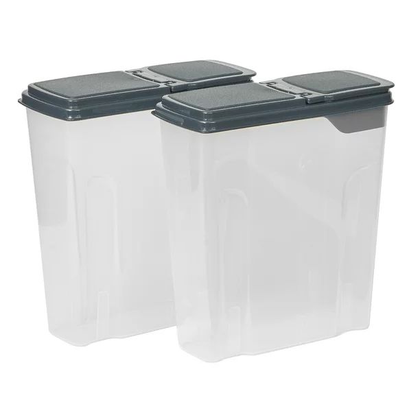 Mainstays 2 Pack Cereal Keeper 24 Cup - Gray Lid | Walmart (US)
