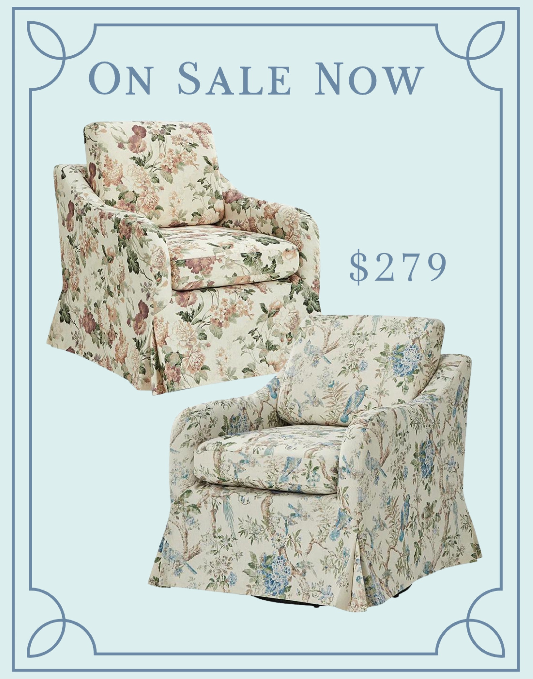Skirted swivel chairs on sale for under $280!! Comes in lots of different patterns 😍
Home Decor, Grandmillennial, Furniture Sale

#LTKsalealert #LTKhome