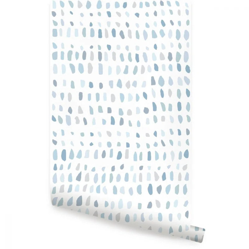 Afshan Confetti Time Texture Peel and Stick Wallpaper Roll | Wayfair North America