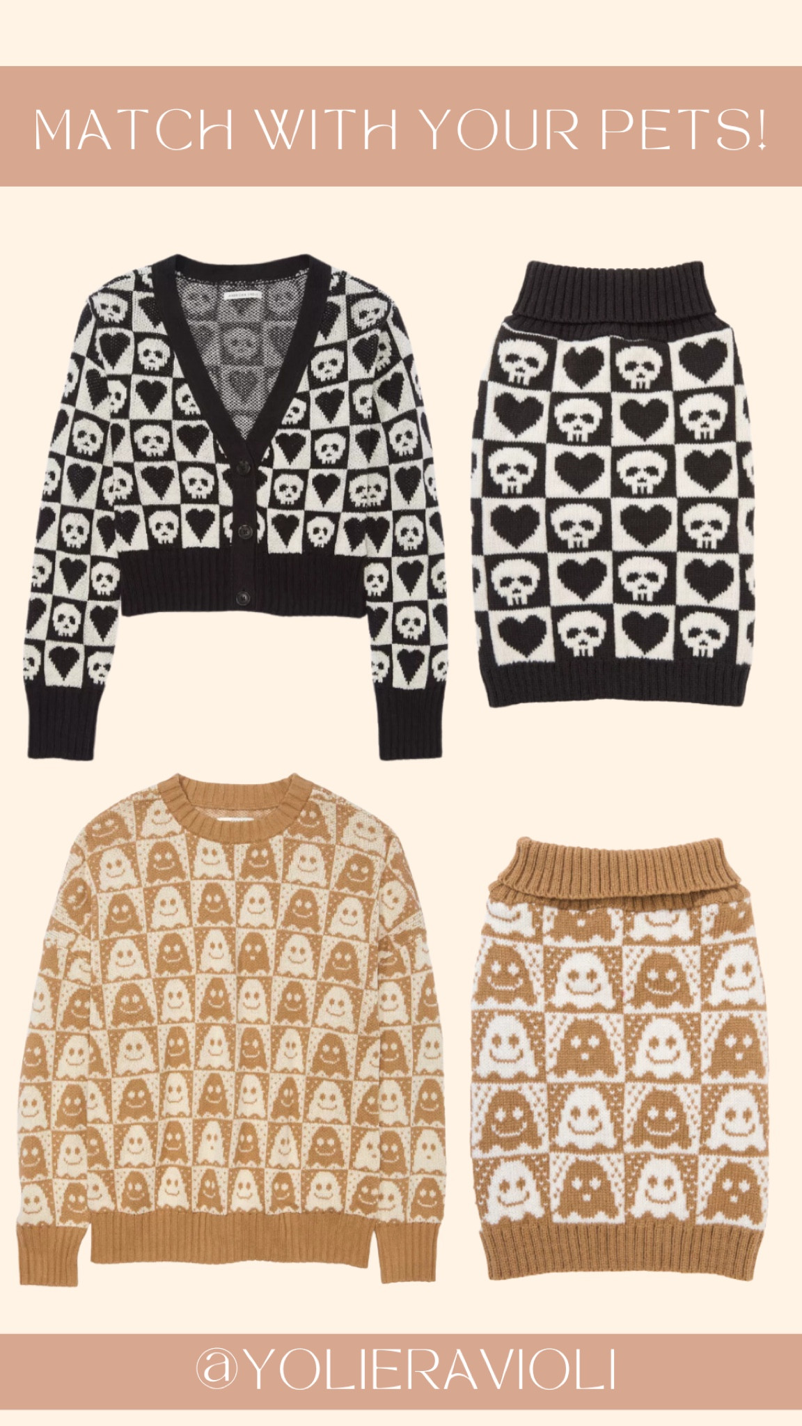 Cute Fall/Halloween sweaters to wear and match with your dog or cat!!

#LTKFind #LTKsalealert #LTKunder50