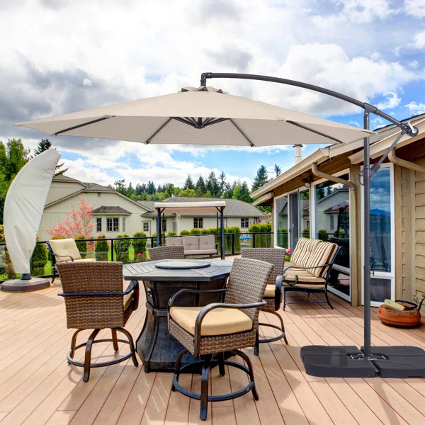 120'' Cantilever Umbrella | Wayfair Professional