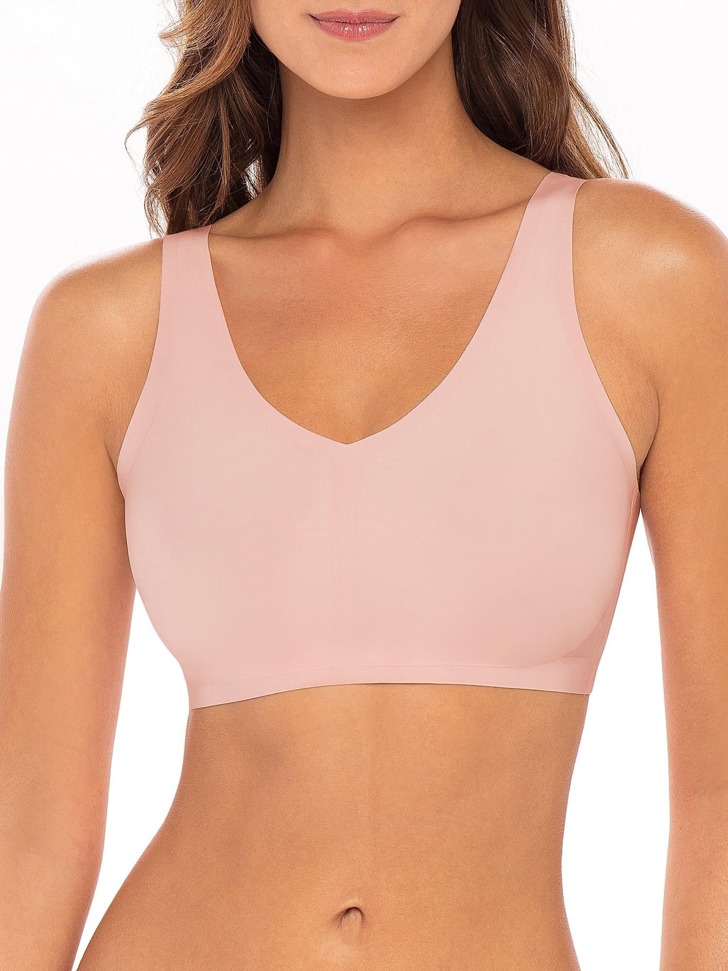 Secret Treasures Wire-Free Bonded V-Neck Bra with Removeable Pads, Sizes S-XXL | Walmart (US)