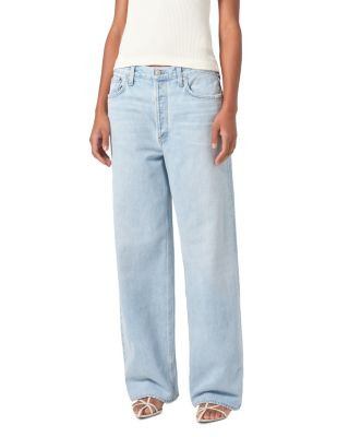 Low Rise Baggy Jeans in Spark | Bloomingdale's (US)