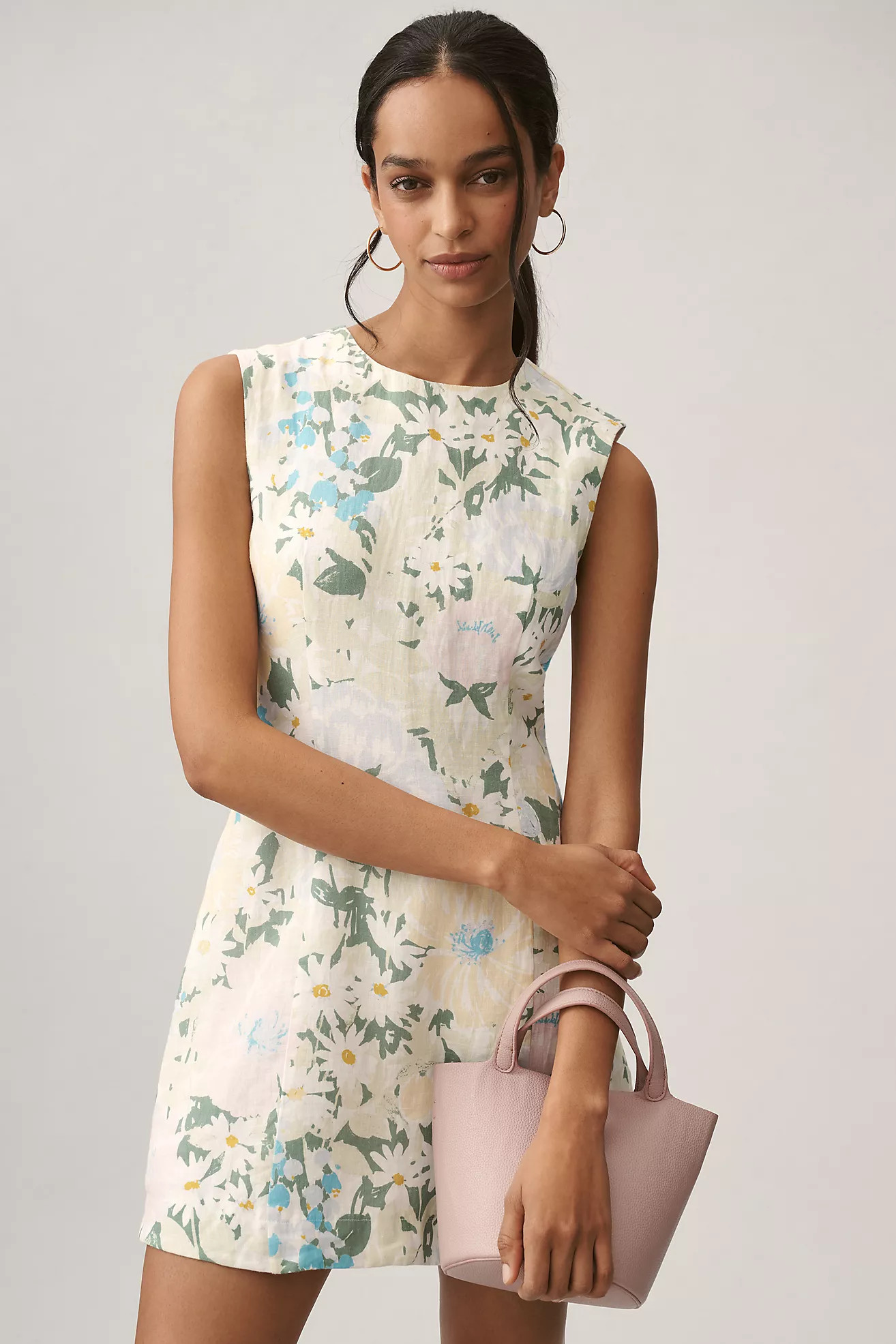 Lovaan Harper Linen Mini Dress | Anthropologie (US)