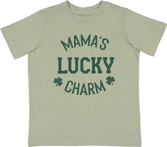Mama's Lucky Charm St. Patrick's Day Short Sleeve T-Shirt | Nordstrom