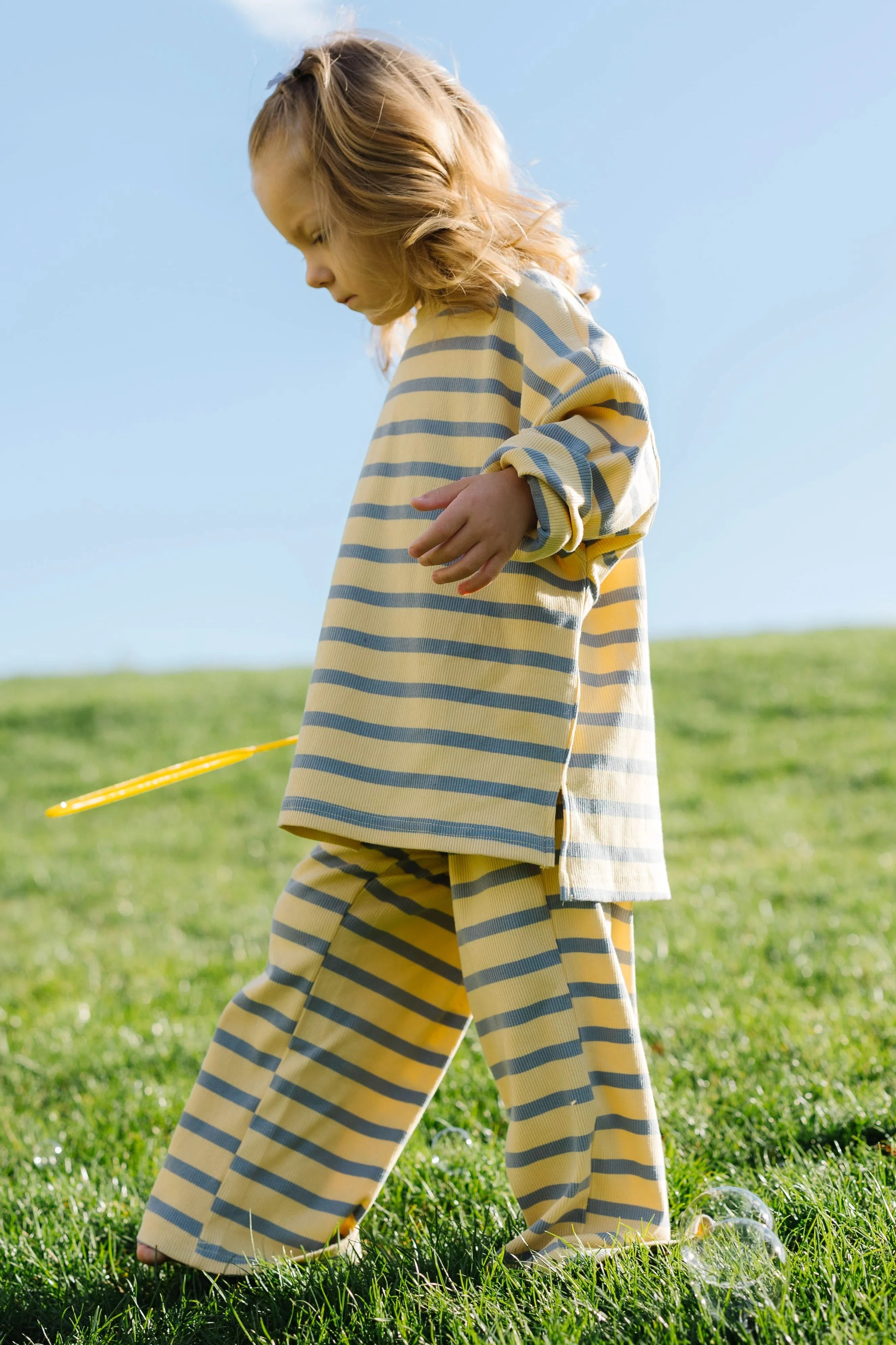 Cutie Everyday Kid's Stripe Set - Cotton Ribbed | Called To Surf