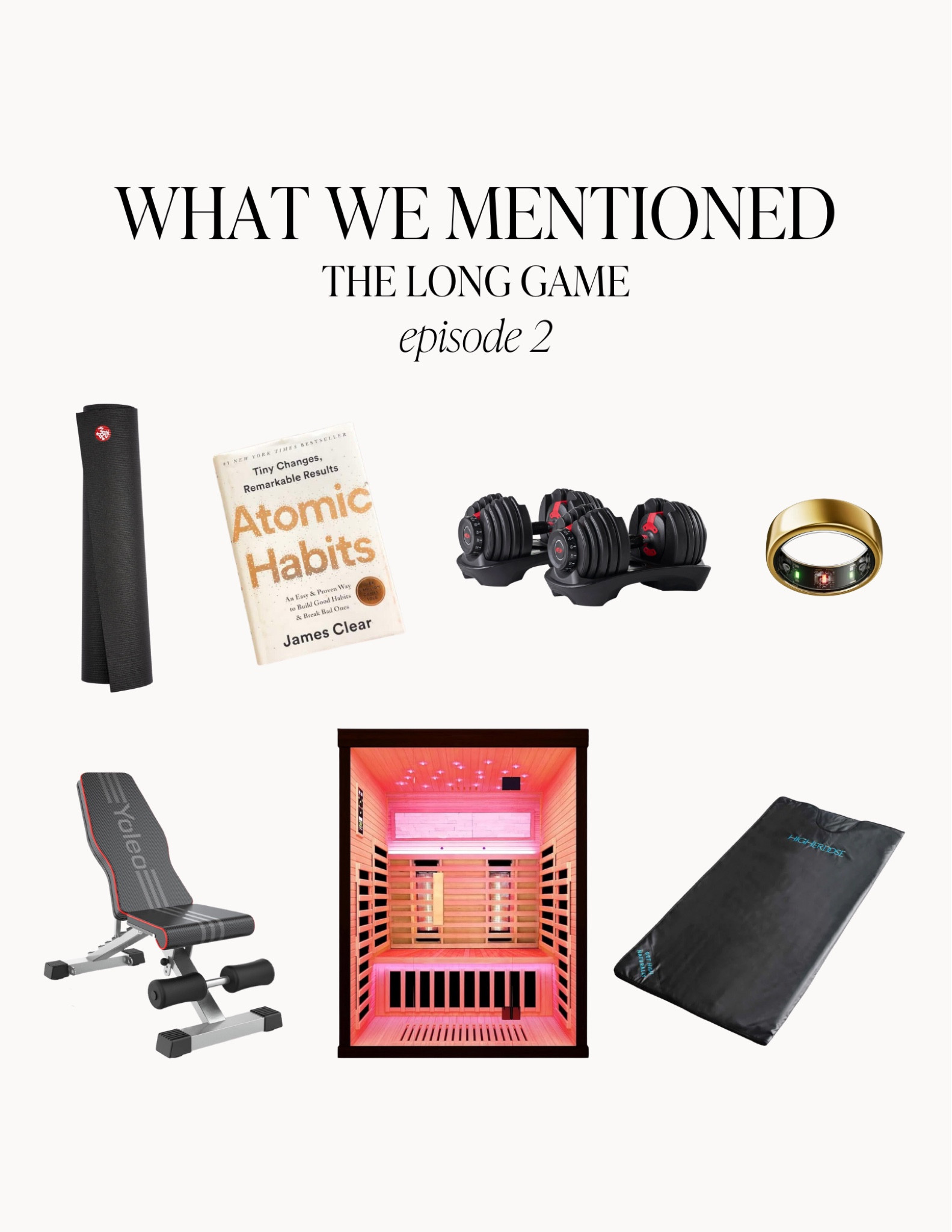 What we mentioned on The Long Game, Ep. 2

#LTKMens #LTKActive #LTKFitness