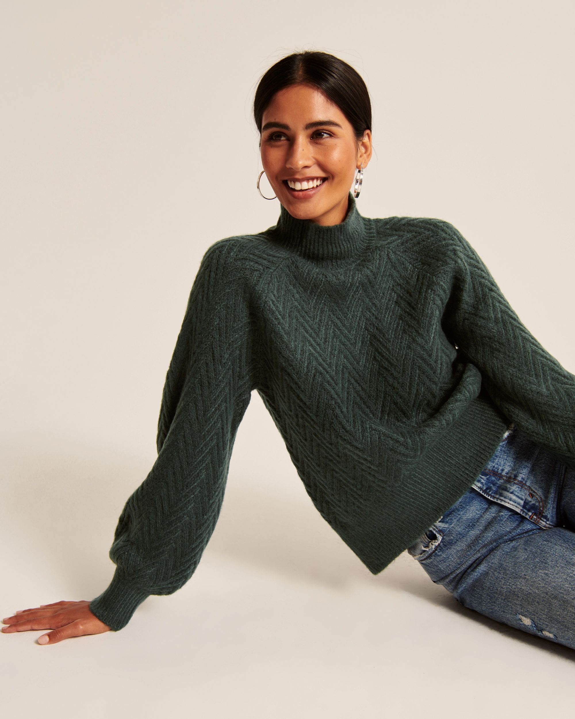 Cozy Mockneck Sweater | Abercrombie & Fitch (US)