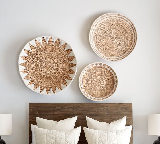 Sunny Handwoven Basket Wall Art | Pottery Barn (US)